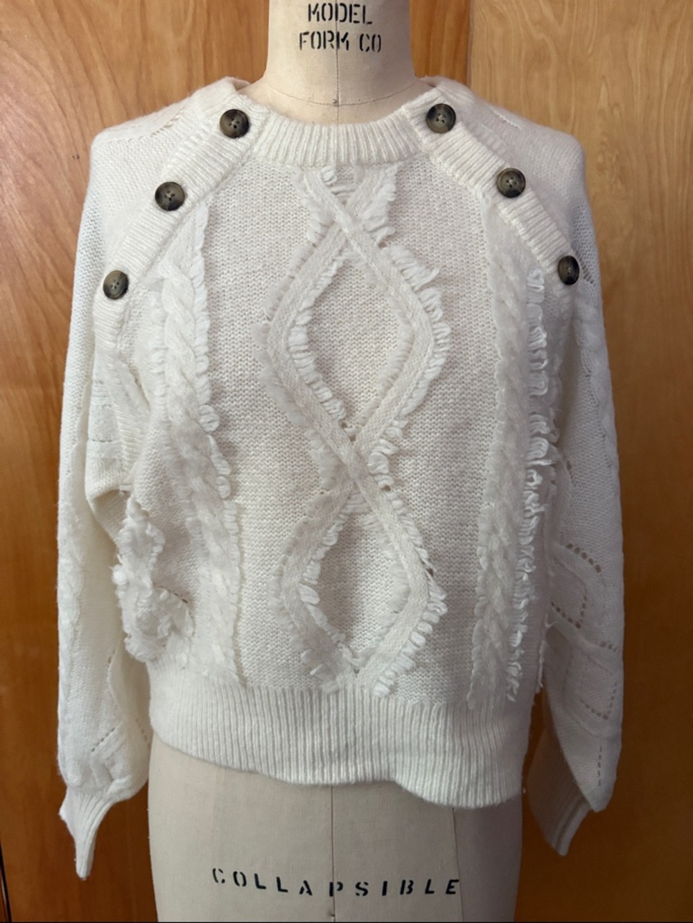 Intermix wool sweater size s - m petite
